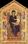 Duccio di Buoninsegna Her Madona and the Nino Entronizados,con six angelical oil painting picture wholesale